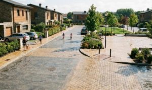 Hormigón impreso en urbanizaciones