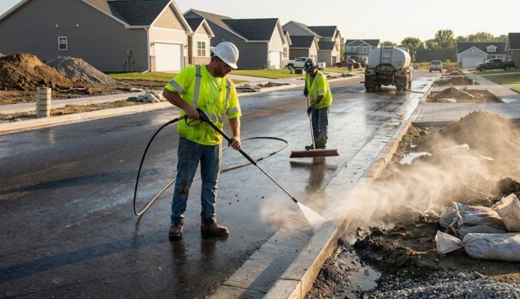 Guía de limpieza post-obra: Cómo cuidar tu suelo los primeros 30 días. 5 limpieza post obra pavimentado